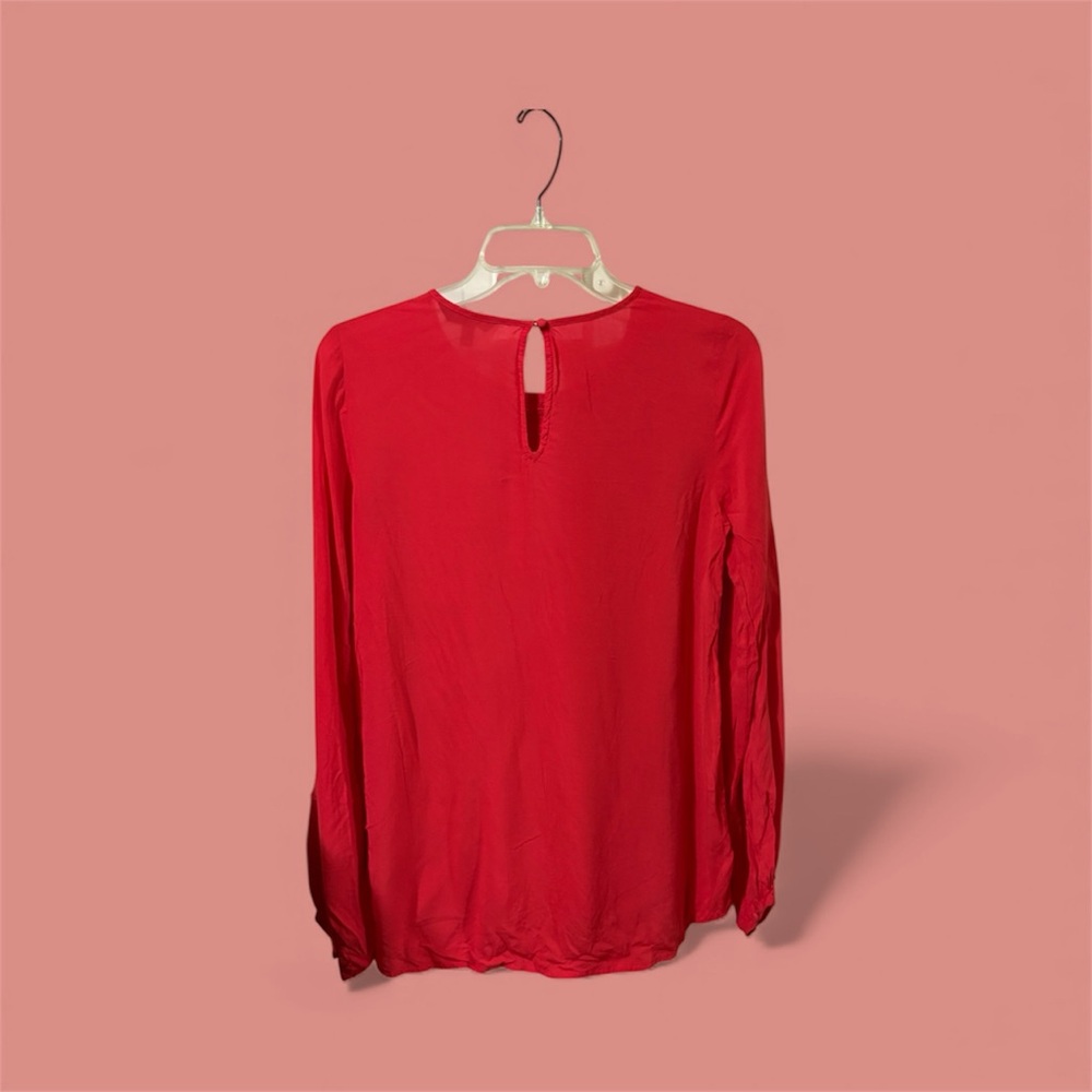 Express Vibrant Red Blouse - Picture 2 of 3